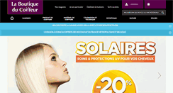 Desktop Screenshot of laboutiqueducoiffeur.com