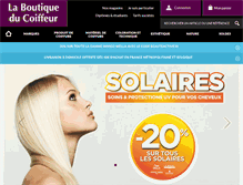 Tablet Screenshot of laboutiqueducoiffeur.com